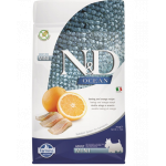 FARMINA N&amp;D Ocean Canine Herring &amp; Orange Adult Mini hrana caini adulti de rasa mica 800 g