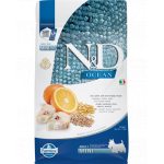 FARMINA N&amp;D Ocean Adult Mini Hrana uscata pentru caini adulti de talie mica, cu cod si ovaz 800 g