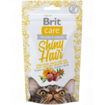 BRIT Care Cat Snack Shiny Hair recompense pentru pisici, sustine sanatatea pielii si blanii 50 g