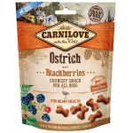 CARNILOVE Recompense pentru caini cu strut si mure 200 g