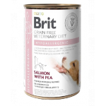 BRIT Veterinary Diet Hypoallergenic Salmon&amp;Pea hrana caini cu alergii 400 g