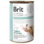 BRIT Veterinary Diet Struvite Turkey&amp;Pea afectiuni tract urinar, pentru caini 400 g