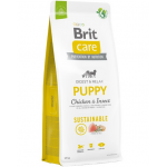 BRIT Care Sustainable Puppy Hrana catei, cu pui si insecte 12 kg