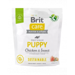 BRIT Care Sustainable Puppy 1 kg Hrana pentru catei, cu pui si insecte