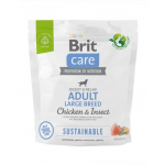 BRIT Care Dog Sustainable Adult Large Breed Chicken &amp; Insect hrana caini talie mare 1 kg pui si insecte