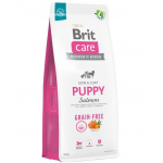 BRIT Care Grain-free Puppy Mancare uscata catei, fara cereale, cu somon 12 kg