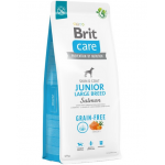 BRIT Care Grain-free Junior Large Breed Sac hrana pentru catei de talie mare, cu somon 12 kg