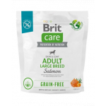 BRIT Care Grain-free Adult Large Breed Salmon hrana cu somon pentru caini adulti talie mare 1 kg fara cereale