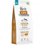 BRIT Care Grain-free Senior&amp;Light Hrana pentru caini seniori, cu somon 12 kg