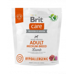 BRIT Care Hypoallergenic Adult Medium Breed 1 kg Hrana uscata pentru caini talie medie, cu miel si orez