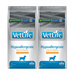 FARMINA Vet Life Hypoallergenic Fish&amp;Potato 12 kg x 2 dieta veterinara caini, peste si cartof