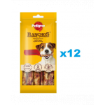 PEDIGREE Ranchos Chews for Longer 12x40g recompense pentru caini cu vita