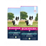 EUKANUBA Adult Small&amp;Medium Breeds Lamb&amp;Rice 24 kg (2 x 12 kg) hrana uscata caini adulti talie mica/medie