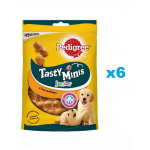 PEDIGREE Tasty Minis Junior 6x125 g recompense pentru catei, cu pui