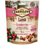 CARNILOVE Crunchy Snacks recompense crocante pentru caini, cu miel si afine 200 g