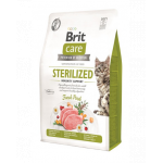 BRIT CARE Grain-Free Sterilized Immunity 2 kg hrana pentru pisici adulte sterilizate, cu formula hipoalergenica