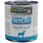 FARMINA VetLife Canine Hypoallergenic Fish &amp; Potato Hrana umeda pentru caini, cu peste si cartofi 300 g