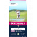 EUKANUBA Grain Free L Puppy 12 kg Sac hrana uscata pentru catei talie mare, cu miel