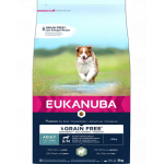 EUKANUBA Grain Free S/M Adult 3 kg Hrana caine talie mica sau medie, cu miel