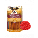 SMART BONES Sticks Batoane pentru caini, cu unt de arahide x 2 + minge GRATIS