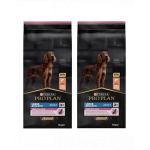 PURINA PRO PLAN Large Athletic Adult Sensitive Skin hrana uscata caini adulti de talie mare, cu somon 28 kg (2 x 14 kg)