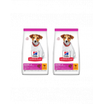 HILL'S Science Plan Canine Puppy Small&amp;Mini Chicken 6 kg (2 x 3 kg) hrana uscata catei si femele gestante