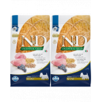 FARMINA N&amp;D Ancestral Grain Lamb &amp; Blueberry Adult Mini dog alimente caini rasa mica 2 x 2,5 kg