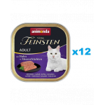 ANIMONDA Vom Feinsten Adult hrana pate pentru pisici 12x100 g pui si fructe de mare