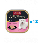 ANIMONDA Vom Feinsten Adult Turkey&amp;Ham 12x150 g curcan si sunca, pate pentru caini adulti