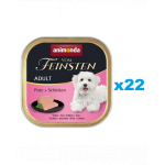 ANIMONDA Vom Feinsten Adult Turkey&amp;Ham 22x150 g hrana caini, pate curcan si sunca