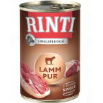 RINTI Singlefleisch Lamb Pure 400 g Hrana umeda monoproteica pentru caini, cu miel