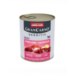 ANIMONDA Grancarno Sensitive Hrana umeda cu carne de vita si cartofi pentru cainii adulti 800 g