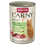 ANIMONDA Carny Adult pui, curcan și iepure 400 gr