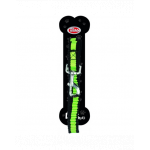 PET NOVA Lesa caini elastica BUNGEE, galben 120-180 cm / 2,5 cm