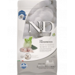 FARMINA N&amp;D White Dog Adult Mini Sea Bass, Spirulina &amp; Fennel 2 kg Hrana caini talie mica, blana alba, cu biban de mare, spirulina si fenicul