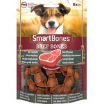 SmartBones Beef Mini recompense pentru câini de talie mică, carne de vită 8 buc.