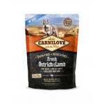 CARNILOVE Fresh Adult Small Breed hrana uscata caini adulti de talie mica, cu strut si miel 1,5 kg