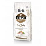 BRIT Fresh Adult Fit&amp;Slim 2 x 12 kg hrana uscata caini adulti, curcan si mazare + FLEXI New Comfort L Tape 8 m GRATIS