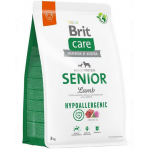 BRIT CARE Hypoallergenic Senior Lamb 3kg hrana cu miel, caini seniori
