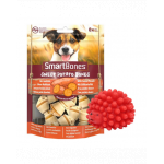 SMART BONES Mini Recompense caini talie mica, cu cartofi dulci x 2 + minge GRATIS