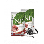 FARMINA N&amp;D Prime dog Adult Medium &amp; Maxi chicken &amp; pomegranate 2 x 12 kg hrana caini talie medie/mare + FLEXI New Comfort L Tape 8 m GRATIS