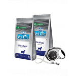 FARMINA Vet Life UltraHypo Dog 2x12 kg hrana dieta caini cu alergii alimentare, diaree recurenta sau dermatita idiopatica + FLEXI New Comfort L Tape 8 m GRATIS