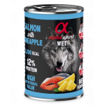 ALPHA SPIRIT Salmon with pineapple hrana caini cu somon si ananas 400 g
