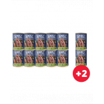 SIMPLY FROM NATURE set conserve caini, rata si morcov 10 x 400 g + 2 conserve GRATIS