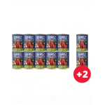 SIMPLY FROM NATURE Hrana umeda caini, capra si cartofi 10 x 400 g + 2 conserve GRATIS