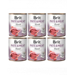 BRIT Pate&amp;Meat lamb 6 x 800 g Conserva pentru caini, pateu cu miel