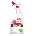 NATURE'S MIRACLE Stain&amp;Odour Remover Dog melon Spay indepartare miros si pete caini, parfum pepene 946 ml