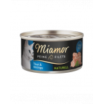 MIAMOR Feine Filets Naturell Tuna&amp;Shrimps 80g ton si creveti in sos propriu, hrana pisica