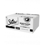 SHEBA Selection Select Slices 120x85 g Hrana umeda pisici, carne in sos, cu rata, pui, pasare si curcan