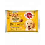 PEDIGREE Junior Hrana umeda caini junior pui si vita in aspic 52x100gr